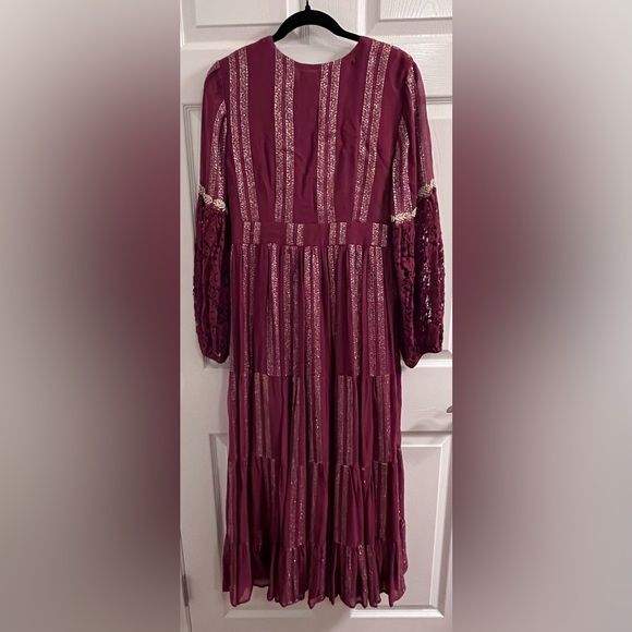 Verb for Anthropologie Blaise Embroidered Lace Maxi - Picture 8 of 8